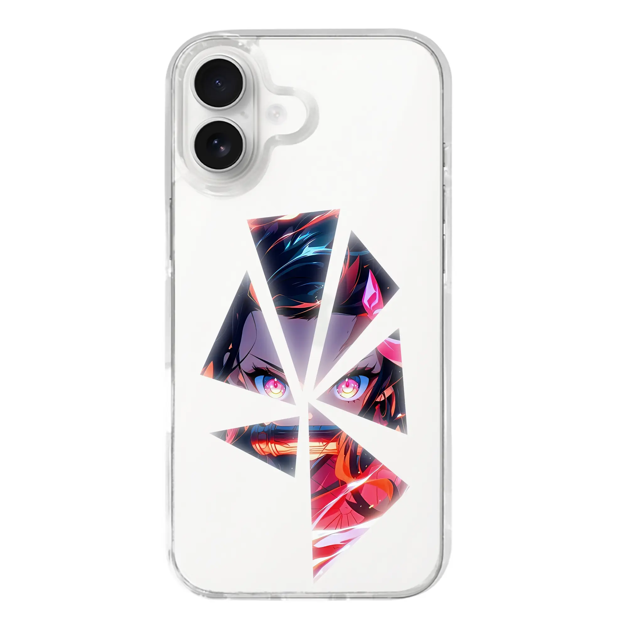 鬼滅の刃 グッズ,竈門 禰豆子 - iPhone 17シリーズ 透明スマホケース – 薄型・耐衝撃・精密フィット保護カバー